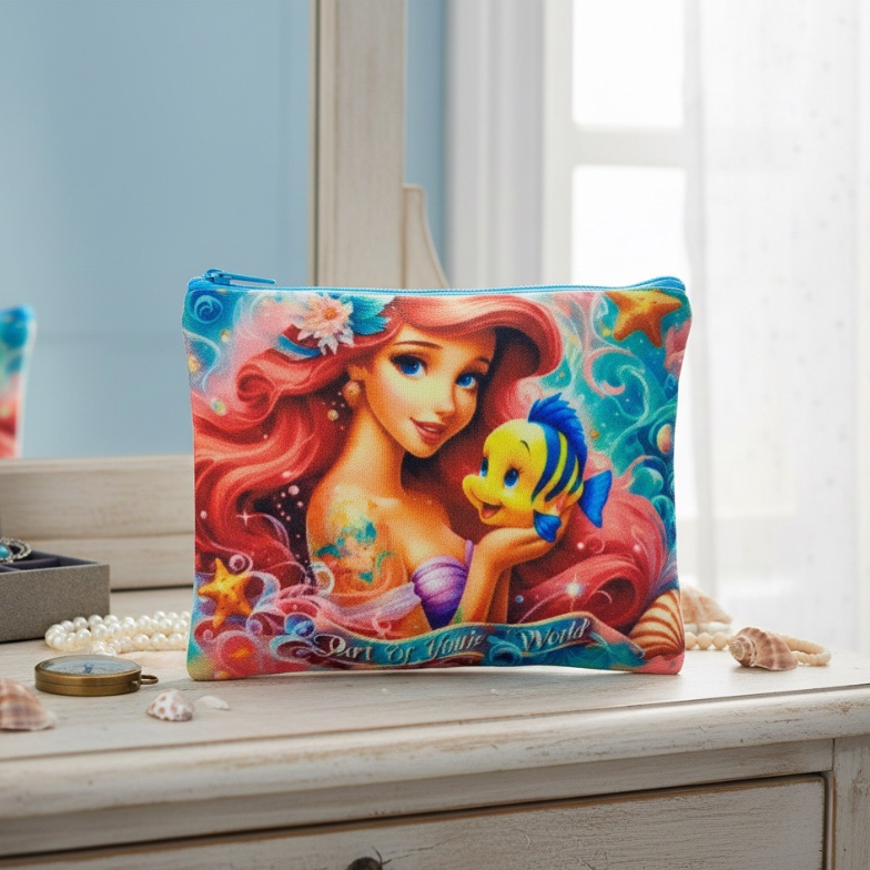 Double sided makeup bags