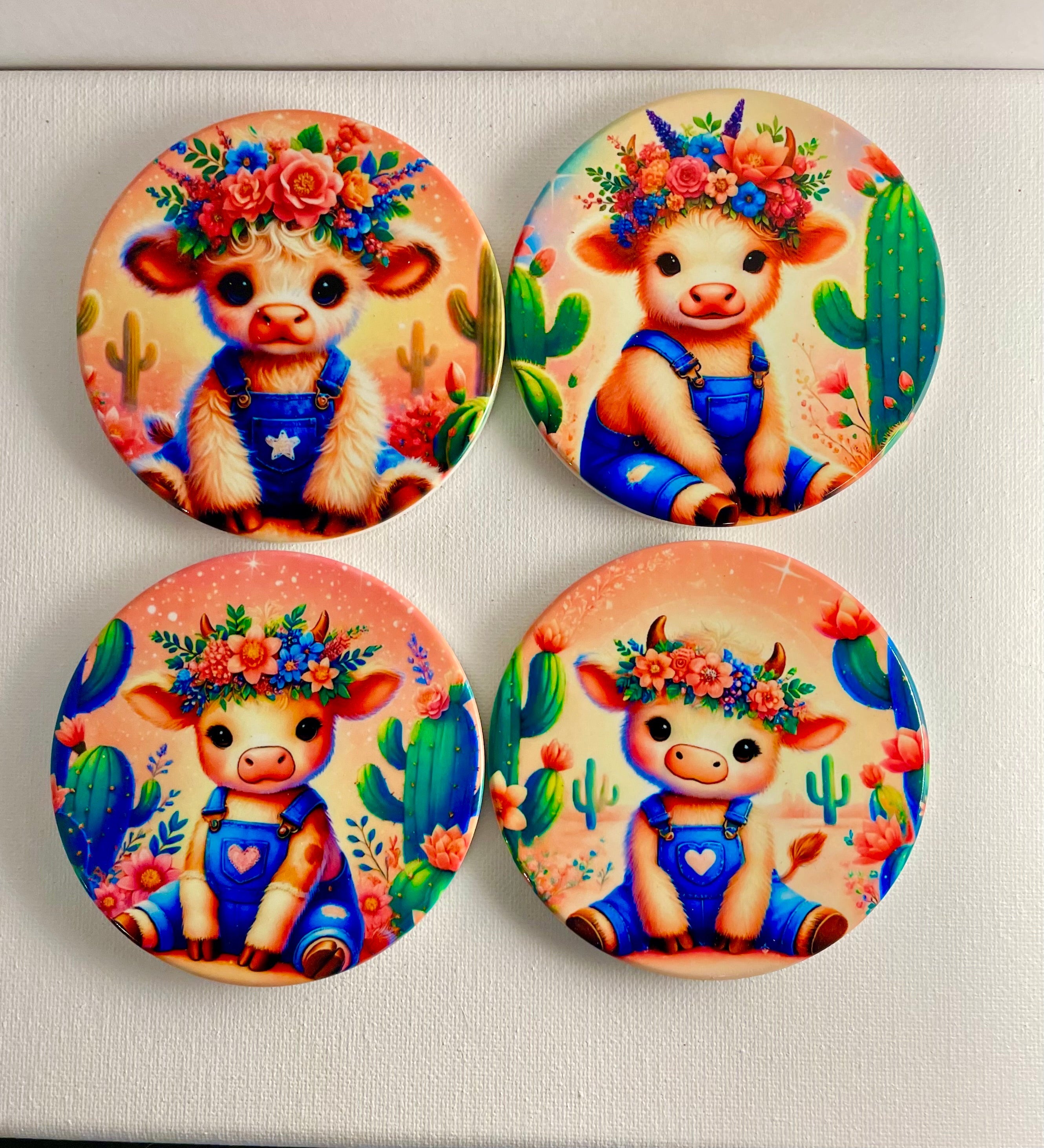 Ceramic Coaster Set
