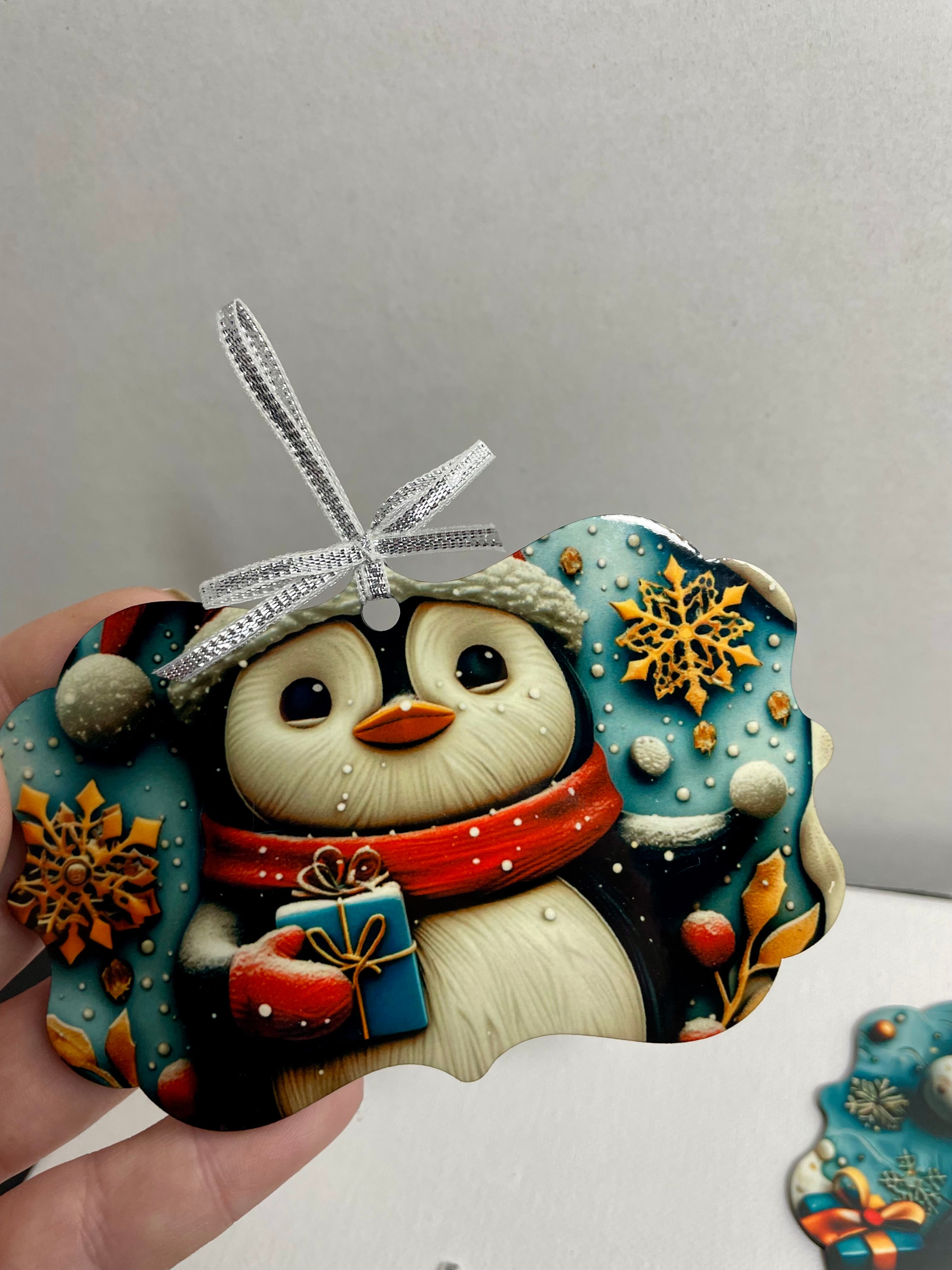 Penguins Ornament Set