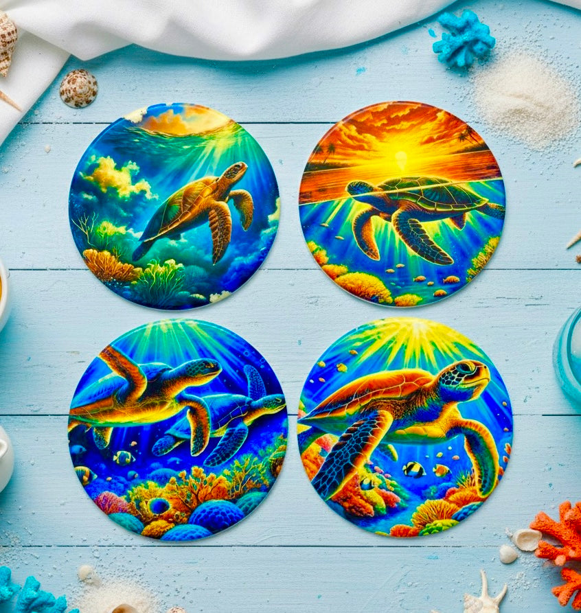 Ceramic Coaster Set