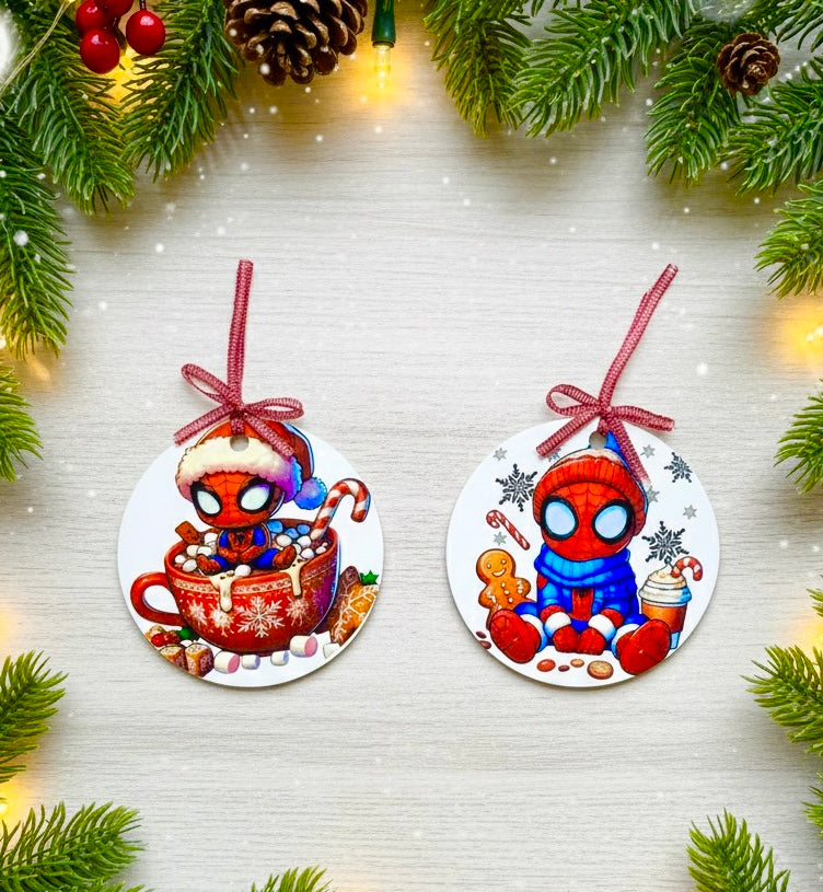 Spider-Man Metal Ornament set